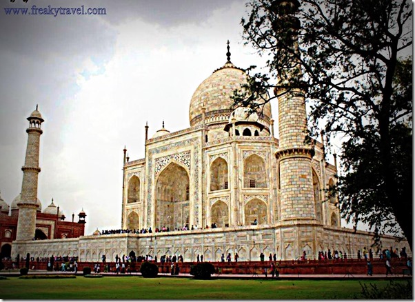Side view of TAJ