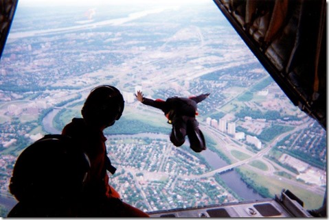 skydiving