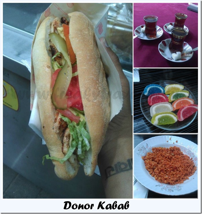 Donor Kabab and Turkish Tea in Istanbul