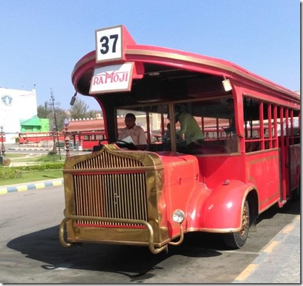 Red Vintage Bus
