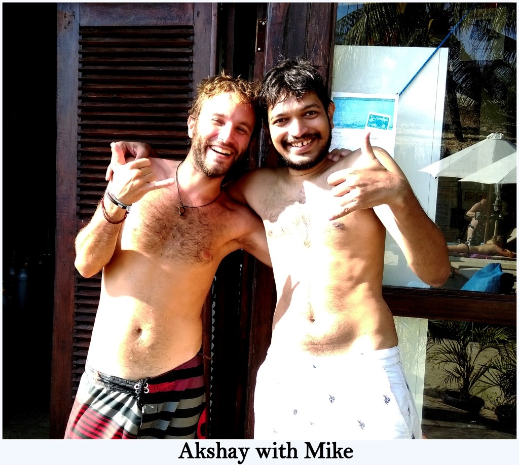 Akshay with Mike